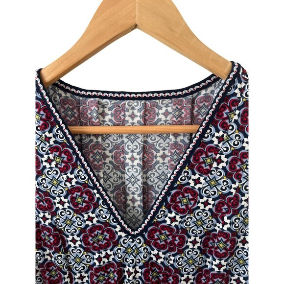 Max Studio Rose‎ and Black |Work to Casual Sleeveless V-Neck Dress - Size S - Picture 2 of 4